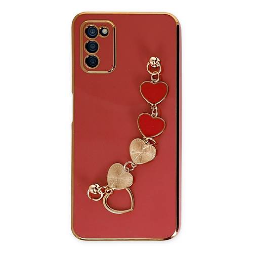 Galaxy A03S K�l�f Esila Silikon - K�rm�z�