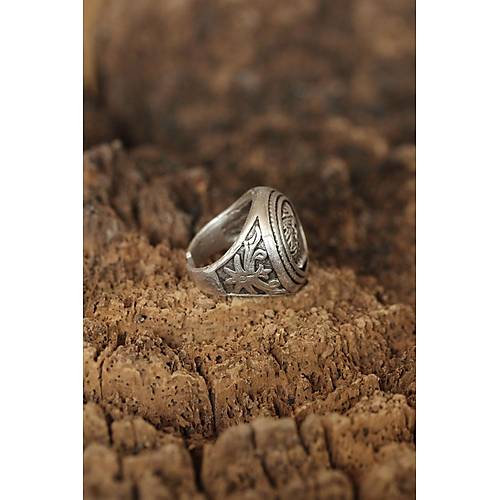 Sezar Fig�rl� Ayarlanabilir Erkek Y�z�k