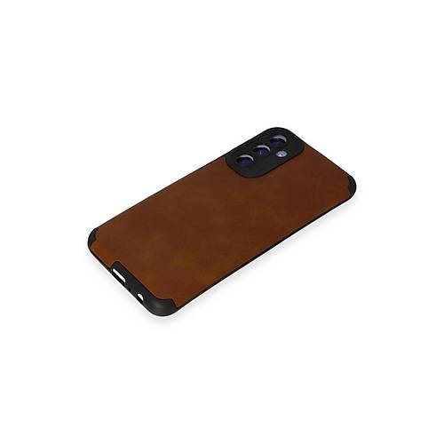 Galaxy M34 5G K�l�f Loop Deri Silikon - Kahverengi