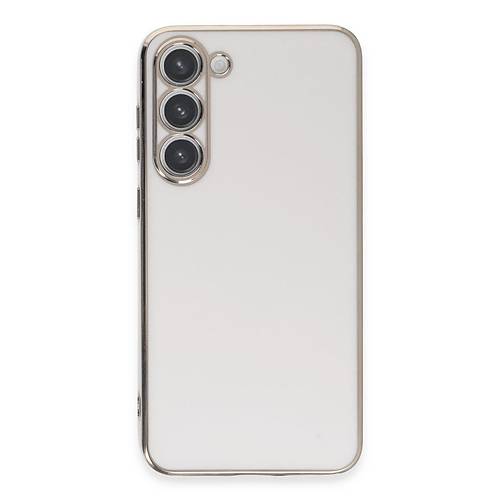 Galaxy S23 K�l�f Volet Silikon - Beyaz