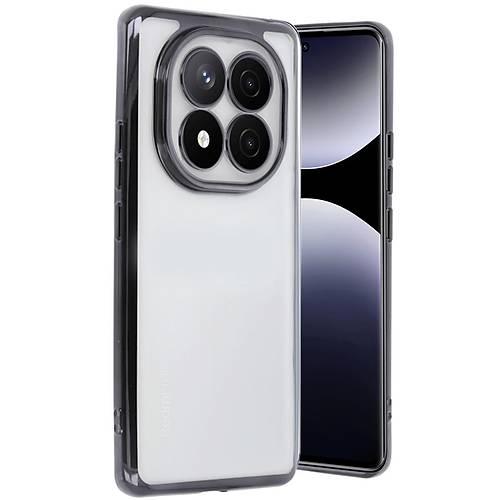Redmi Note 14 Pro 5G K�l�f Razer Lensli Silikon - Siyah