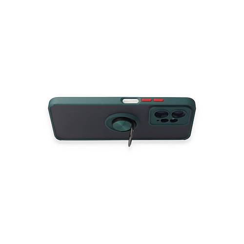 Redmi Note 12 4G K�l�f Montreal Y�z�kl� Silikon Kapak - Ye�il