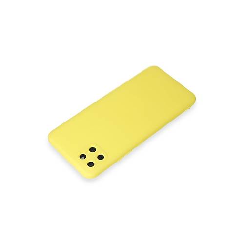Realme C11 K�l�f Nano i�i Kadife Silikon - Sar�