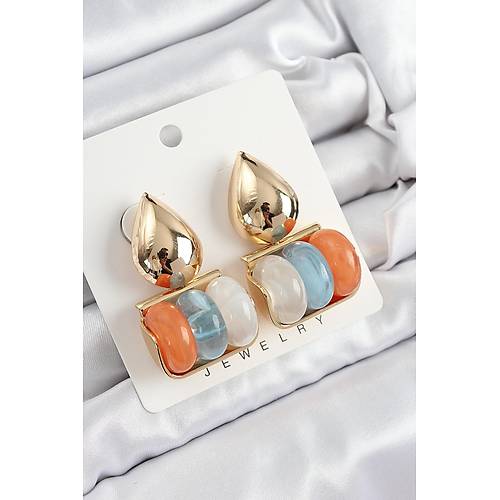 Pirin� Kar���k Renk Vintage Model Kad�n K�pe