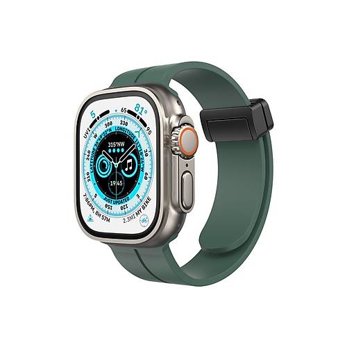 Watch 42mm KR412 Elegance Styl�sh Kordon - Koyu Ye�il