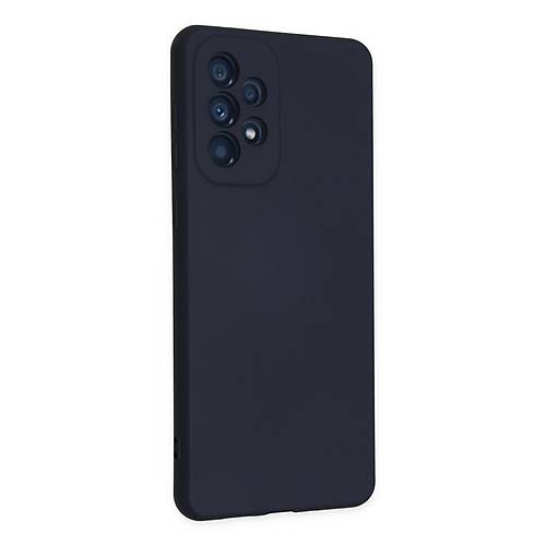 Galaxy A23 4G K�l�f Nano i�i Kadife Silikon - Lacivert