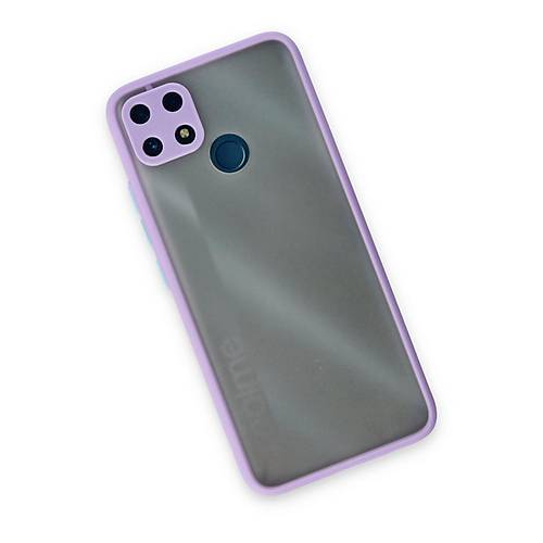 Realme C25 K�l�f Montreal Silikon Kapak - Mor