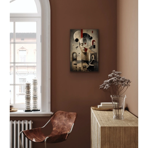 Kar���k R�yalar Soyut Kanvas Tablo 20X30 CM