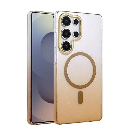 Galaxy S25 Ultra Glossy Magsafe Kapak - ��l Titanyum