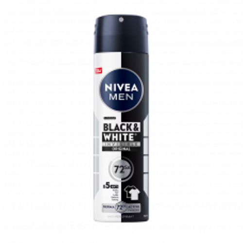 Men Sprey Deodorant Black White Invisible Original 150 ml