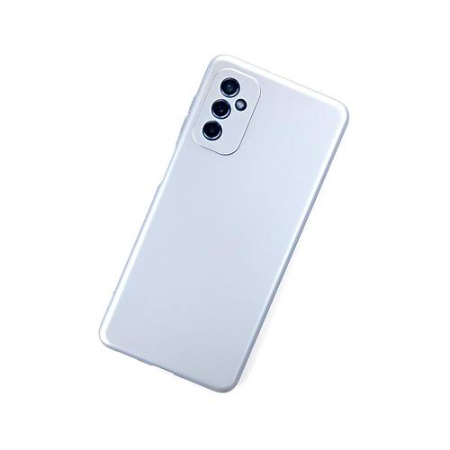 Galaxy M52 5G K�l�f Nano i�i Kadife Silikon - Sky Blue