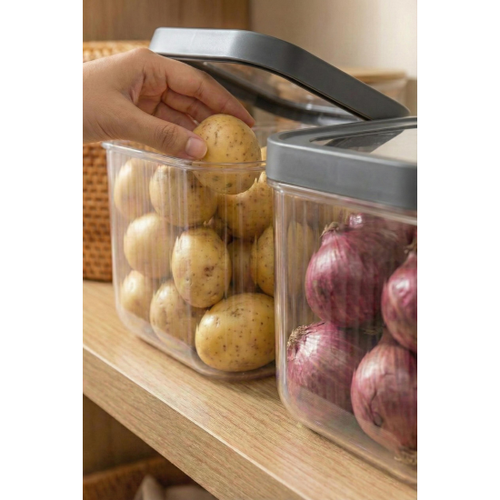 2'Li 12 LT Multibox F�me Kayar Kapakl� Saklama Kab� & Erzak Kab� & Patates So�an Kovas�