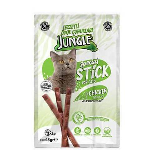 Sticks Tavuklu Kedi �d�l �ubu�u 3x5 Gr