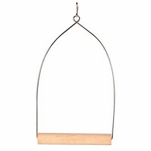 Ah�ap Metal Ask�l� Ku� T�ne�i 10,5x22,5 Cm