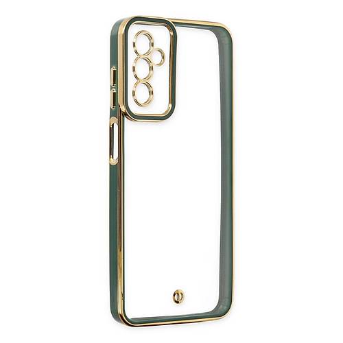 Galaxy M23 K�l�f Liva Lens Silikon - Ye�il