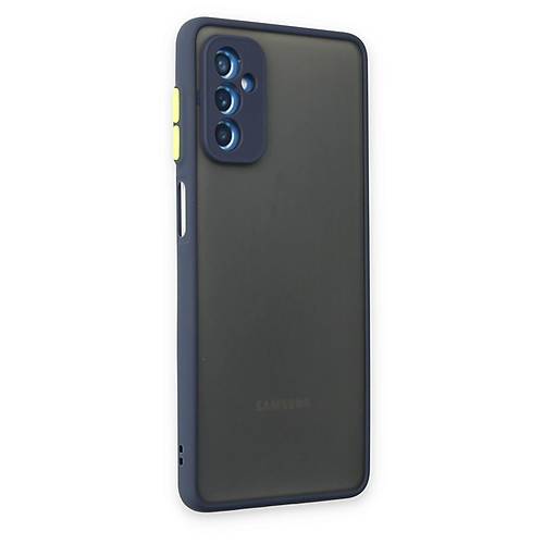 Galaxy M52 5G K�l�f Montreal Silikon Kapak - Lacivert