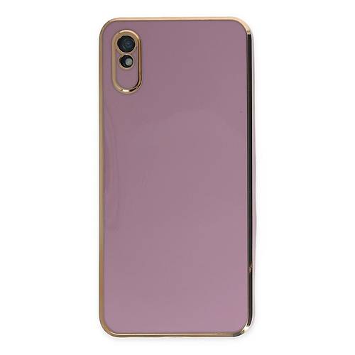 Redmi 9A K�l�f Volet Silikon - Mor