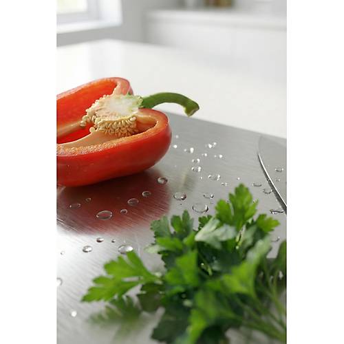 Antibakteriyel K�f �nleyici Paslanmaz �elik Kesme Mat� 20x30 cm