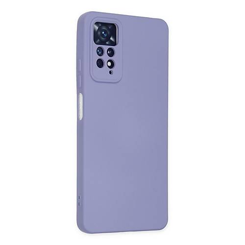 Redmi Note 11 Pro K�l�f Nano i�i Kadife Silikon - Lila