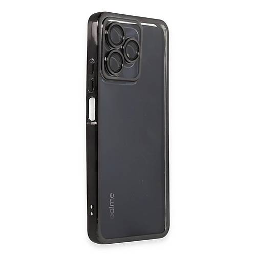 Realme C53 K�l�f Razer Lensli Silikon - Siyah