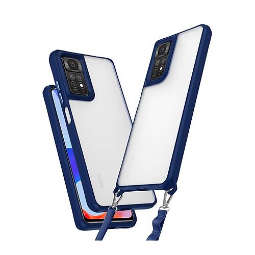 Redmi Note 11 Pro K�l�f Penta Silikon K�l�f - Lacivert