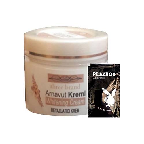 Three Brand Arnavut Kremi Whitening Cream Akl�k Kremi 100 ml + 1 Tane Hediye Jel