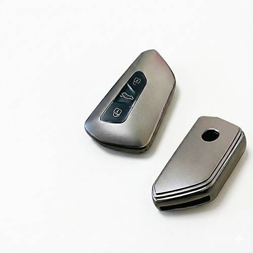 Volkswagen Skoda Seat Golf 8 Uyumlu Smart 3 Buton Silikon Oto Anahtar Kumanda Kab� K�l�f F�me
