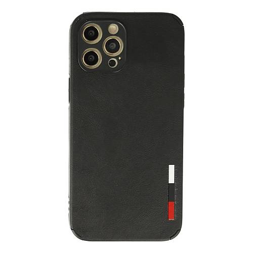 iPhone 12 Pro K�l�f Loop Deri Silikon - Siyah