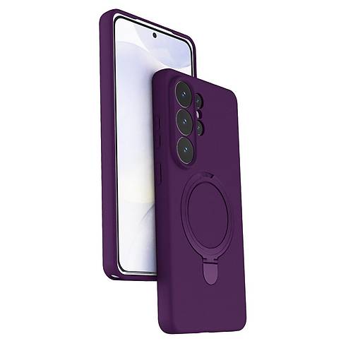Galaxy S26 Ultra Regal Magsafe Standl� Kapak - Derin Mor