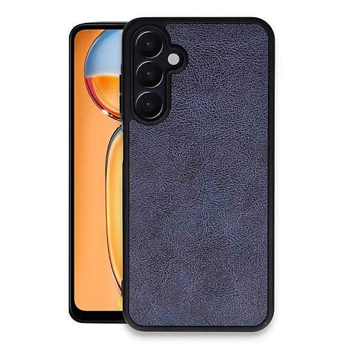 Galaxy M15 K�l�f Aras Deri Kapak - Lacivert