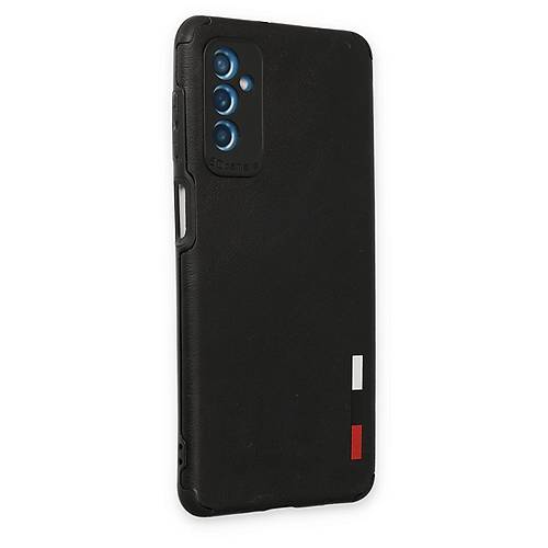 Galaxy M52 5G K�l�f Loop Deri Silikon - Siyah