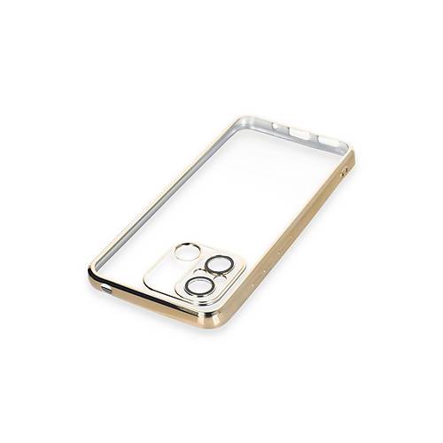 Redmi 12C K�l�f Razer Lensli Silikon - Gold