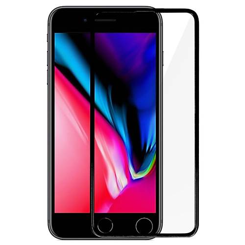 iPhone 6 Plus 18D Cam Ekran Koruyucu - Beyaz