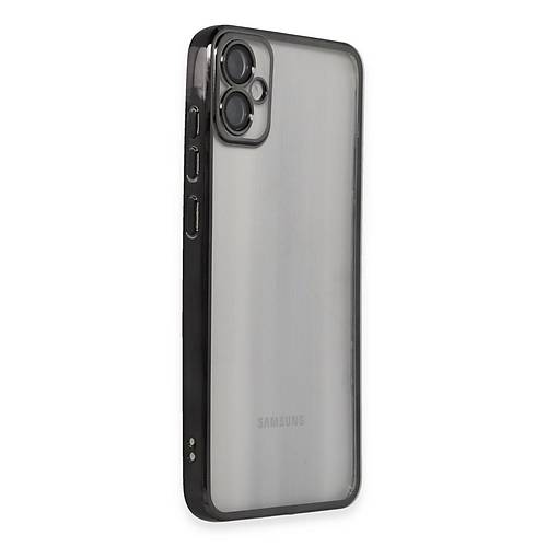 Galaxy A05 K�l�f Razer Lensli Silikon - Siyah