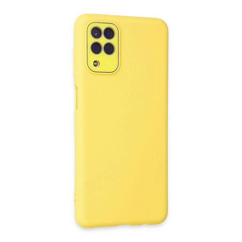 Galaxy A22 K�l�f Lansman Glass Kapak - Sar�