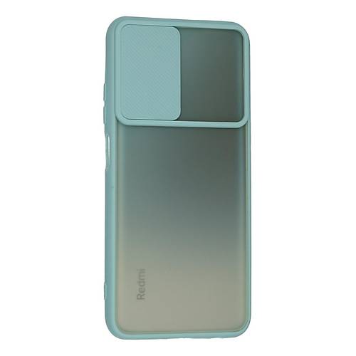 Redmi Note 10 K�l�f Palm Buzlu Kamera S�rg�l� Silikon - Turkuaz