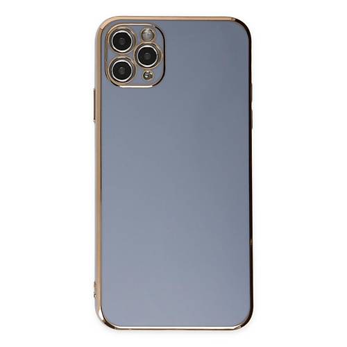 iPhone 11 Pro Max K�l�f Volet Silikon - Mavi