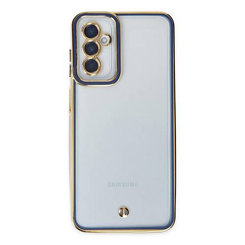 Galaxy M23 K�l�f Liva Lens Silikon - Mavi