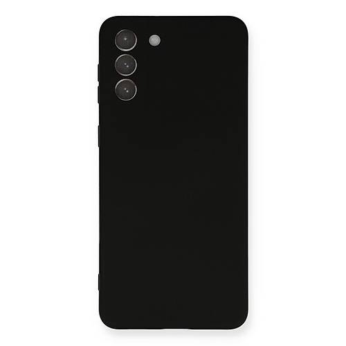 Galaxy S21 Plus K�l�f Nano i�i Kadife Silikon - Siyah