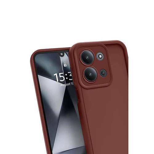 Redmi 15C 4G Viera Silikon - Bordo