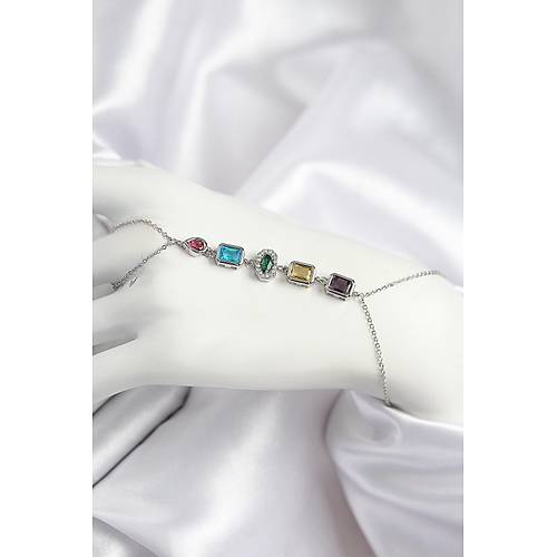 Pirin� Renkli Zirkon Ta�l� Model G�m�� Renk �ahmeran