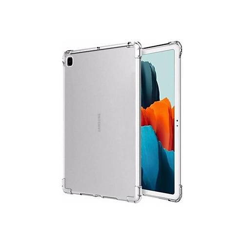 Galaxy P610 Tab S6 Lite 10.4 K�l�f Anti Shock Tablet Silikon - �effaf