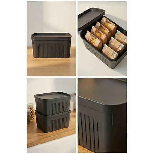 F�me 2'Li 8 LT �nit Saklama Kutusu & �ok Ama�l� Mutfak Ve Kiler D�zenleyici Organizer