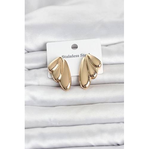316L �elik Gold Renk Vintage Kad�n K�pe