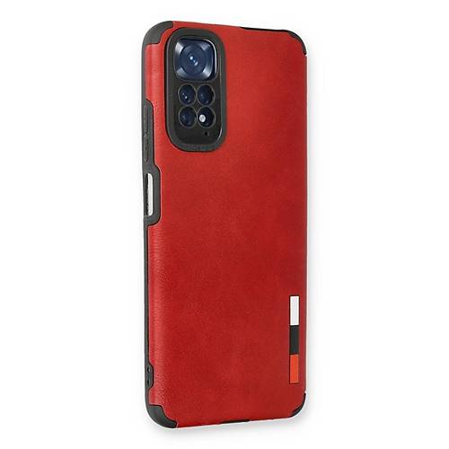 Redmi Note 11 K�l�f Loop Deri Silikon - K�rm�z�