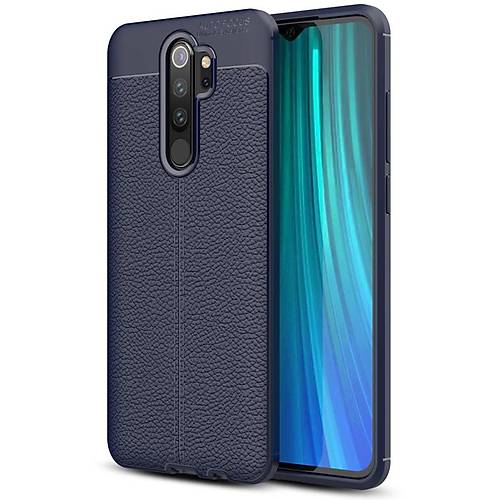 Redmi Note 8 Pro K�l�f Auto Focus Kapak - Lacivert