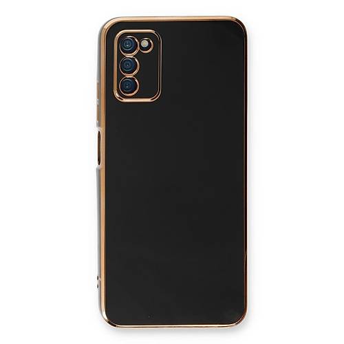 Galaxy A03S K�l�f Volet Silikon - Siyah