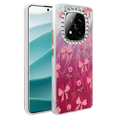 Redmi Note 14 Pro 5G K�l�f Blade Aynal� Desenli Kapak - Desen 3
