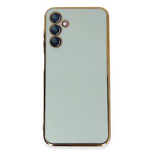 Galaxy M14 5G K�l�f Volet Silikon - A��k Ye�il