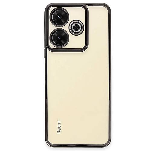 Redmi 13 4G K�l�f Razer Lensli Silikon - Siyah